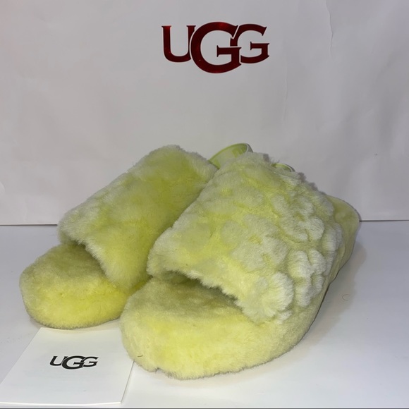 UGG Slippers Fluff Yeah Slide Poppy New size 10 - Picture 2 of 7